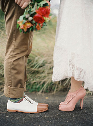 осенний образ жениха, обувь