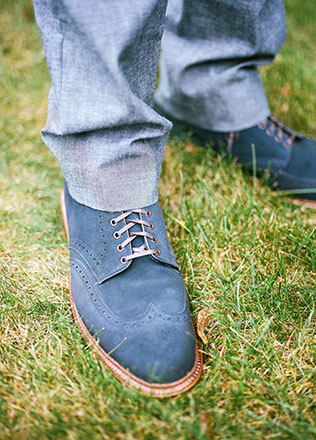 осенний образ жениха, обувь