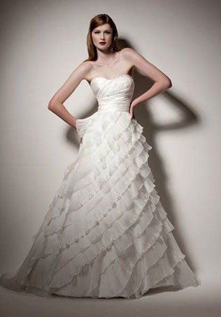 осенний образ невесты, платье-трансформер