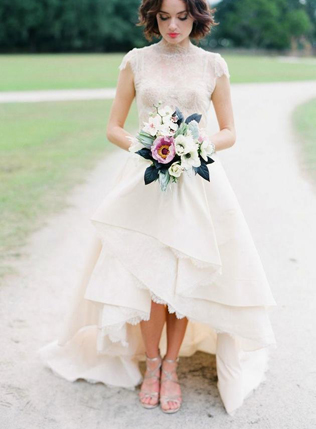 Осенний образ невесты, платье-трансформер