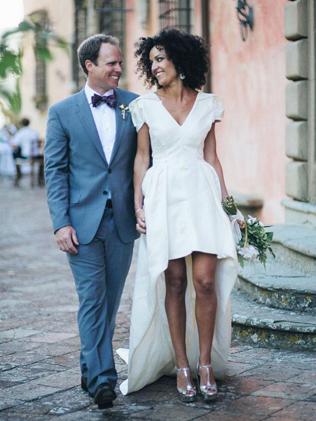 Осенний образ невесты, платье-трансформер