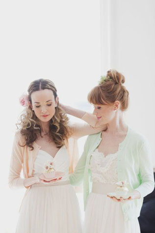 Осенний образ невесты, кардиган