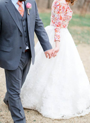 Осенний образ невесты, кардиган