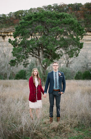 Осенний образ невесты, кардиган