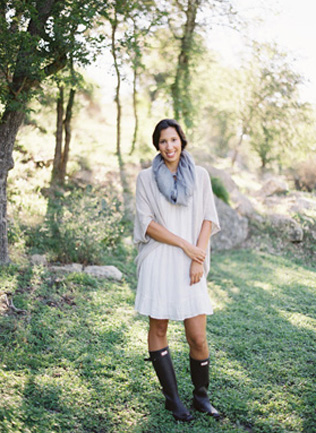 Осенний образ невесты, сапоги