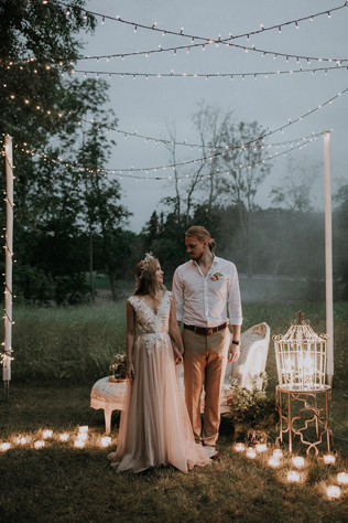 освещение на свадьбе 