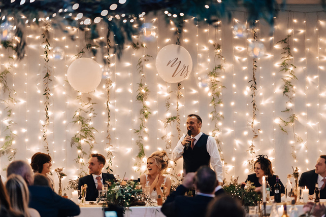 освещение на свадьбе 