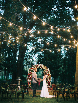 освещение на свадьбе 