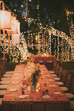 освещение на свадьбе 