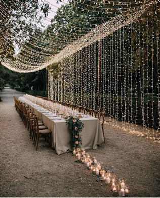 освещение на свадьбе 