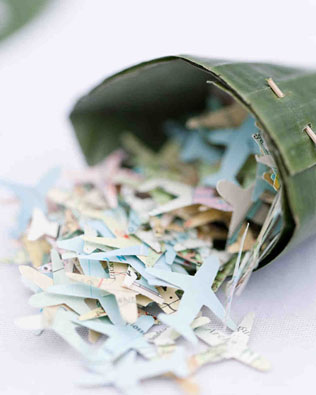 Свадебные детали: пакетики для конфетти и лепестков 