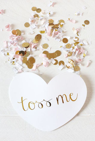 Свадебные детали: пакетики для конфетти и лепестков 