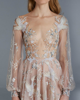 Кутюрная коллекция Paolo Sebastian весна-лето 2015-16 