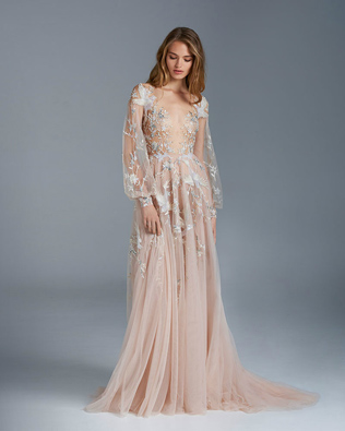 Кутюрная коллекция Paolo Sebastian весна-лето 2015-16 