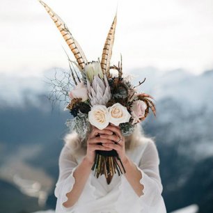 Свадьба в деталях: легкие и невесомые перья