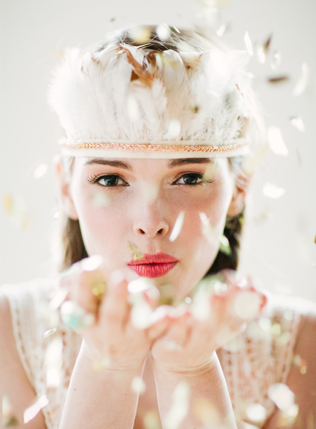 Свадьба в деталях: легкие и невесомые перья 