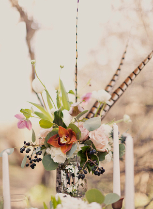 Свадьба в деталях: легкие и невесомые перья 