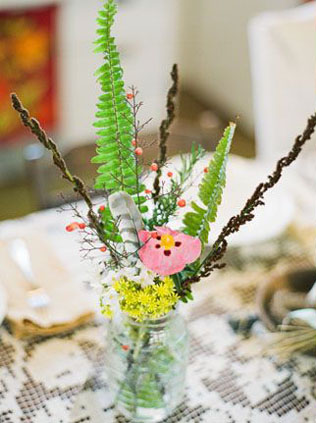 Свадьба в деталях: легкие и невесомые перья 