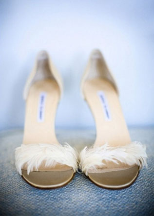 Свадьба в деталях: легкие и невесомые перья 