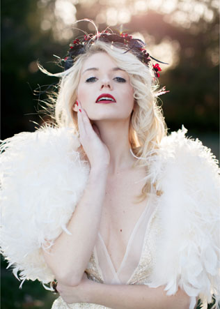 Свадьба в деталях: легкие и невесомые перья 