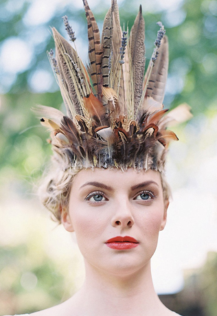 Свадьба в деталях: легкие и невесомые перья 