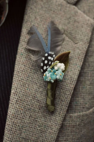 Свадьба в деталях: легкие и невесомые перья 