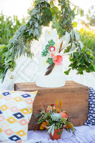 Свадьба в деталях: легкие и невесомые перья 