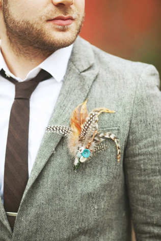 Свадьба в деталях: легкие и невесомые перья 