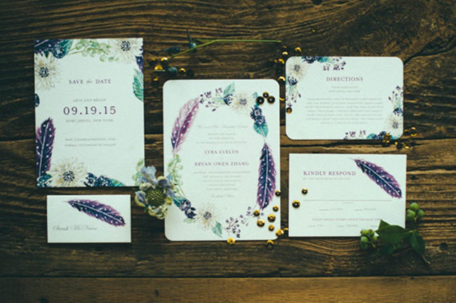 Свадьба в деталях: легкие и невесомые перья 