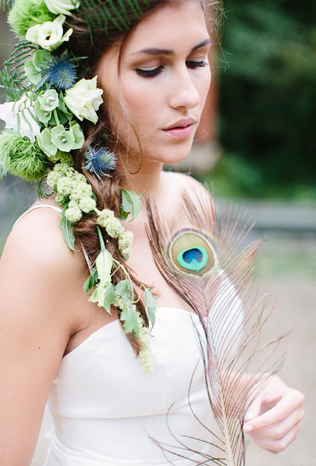 Свадьба в деталях: легкие и невесомые перья 