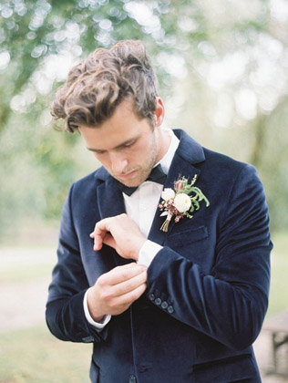 Осенний стиль: пиджаки и аксессуары из бархата 