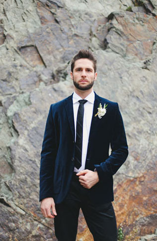 Осенний стиль: пиджаки и аксессуары из бархата 