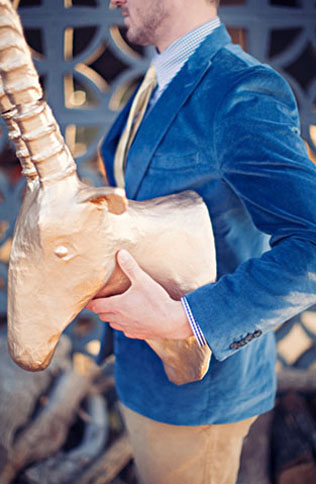 Осенний стиль: пиджаки и аксессуары из бархата 