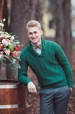 Пивная свадьба: свадебная фотосессия, жених