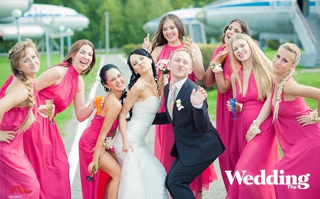 Платья подружек невесты, сшитые в ателье 