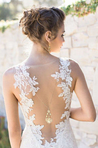 40 украшений для открытой спины, кулон на спине невесты