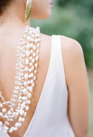 40 украшений для открытой спины, бусы на спине невесты