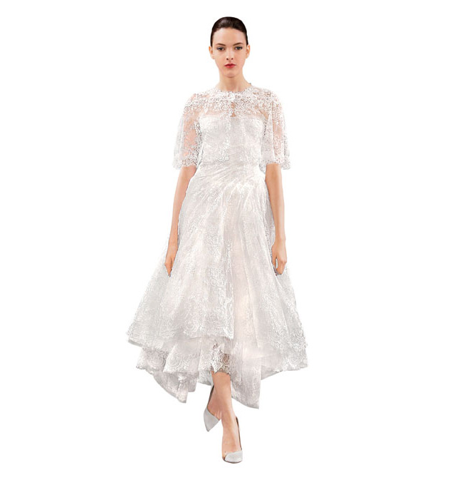 Тренды 2014: Свадебные платья, укороченное платье