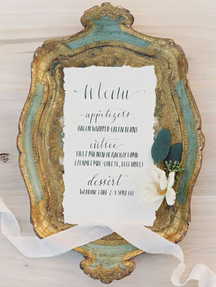 Свадьба в деталях: изысканные подносы 