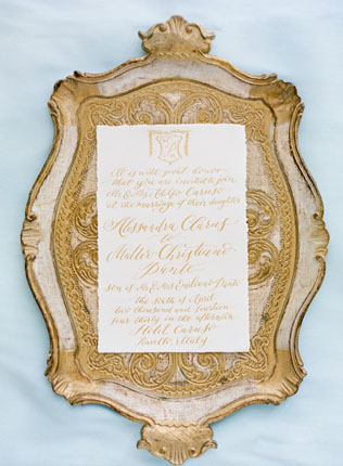 Свадьба в деталях: изысканные подносы 