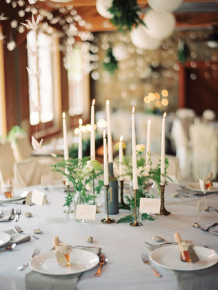 Свадьба в деталях: свечи и подсвечники 