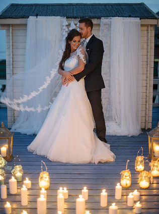 Свадьба в деталях: свечи и подсвечники 