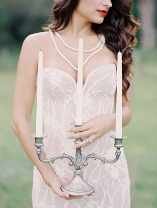 Свадьба в деталях: свечи и подсвечники 