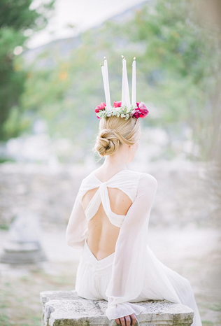 Свадьба в деталях: свечи и подсвечники 