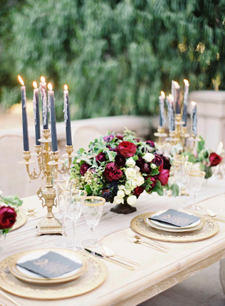 Свадьба в деталях: свечи и подсвечники 