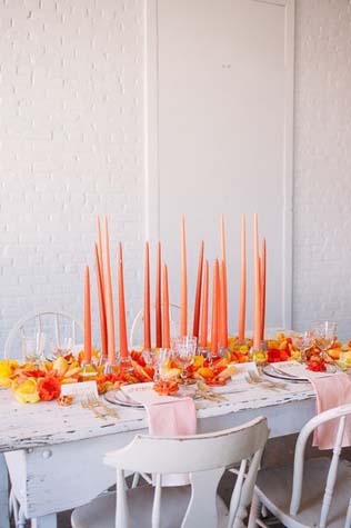 Свадьба в деталях: свечи и подсвечники 