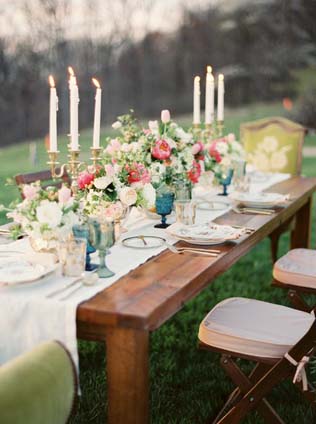 Свадьба в деталях: свечи и подсвечники 