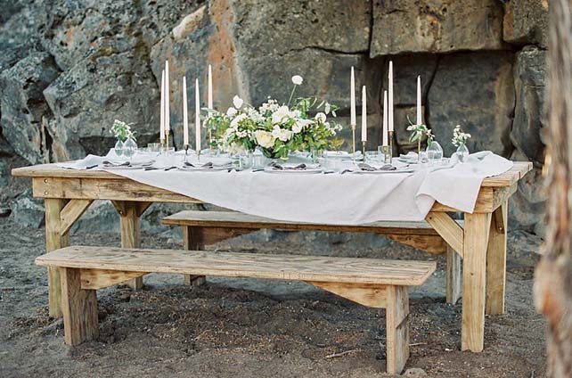 Свадьба в деталях: свечи и подсвечники 