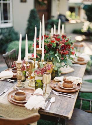 Свадьба в деталях: свечи и подсвечники 