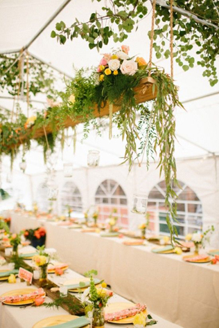 Цветы и зелень: 50 идей для подвесных композиций  